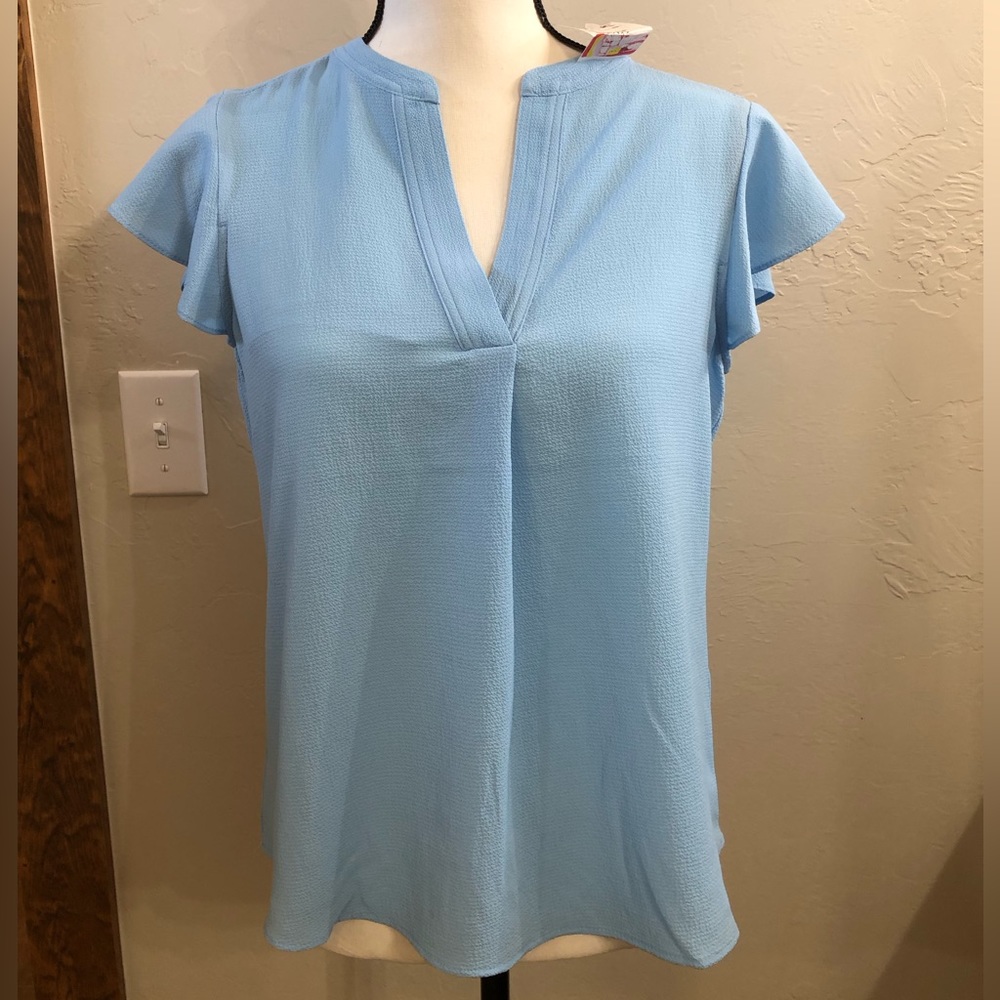 Ladies blue top